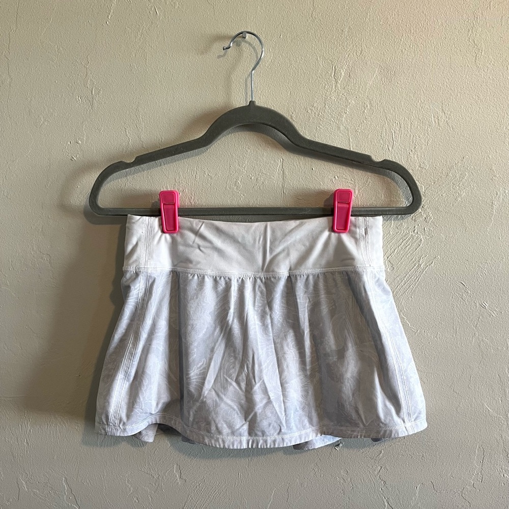 lululemon athletica Gray White Skort